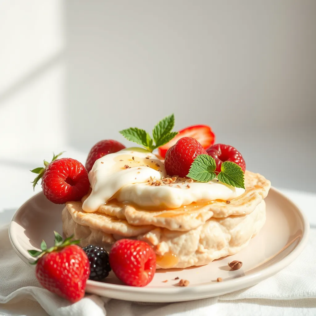 Avena con frutos rojos