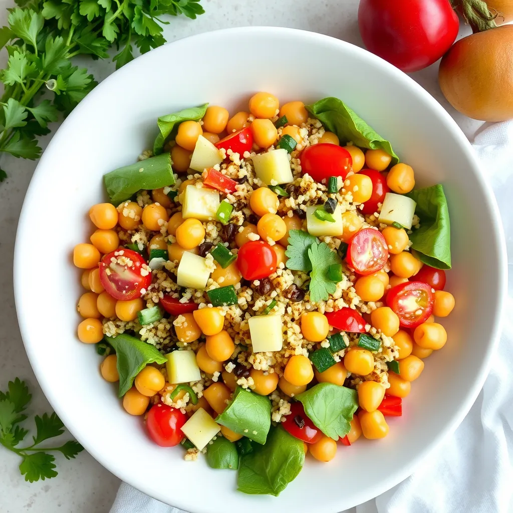 Ensalada de garbanzos