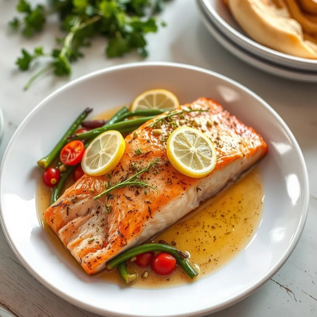 Salmon al horno