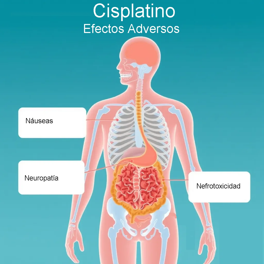 Cisplatino efectos adversos