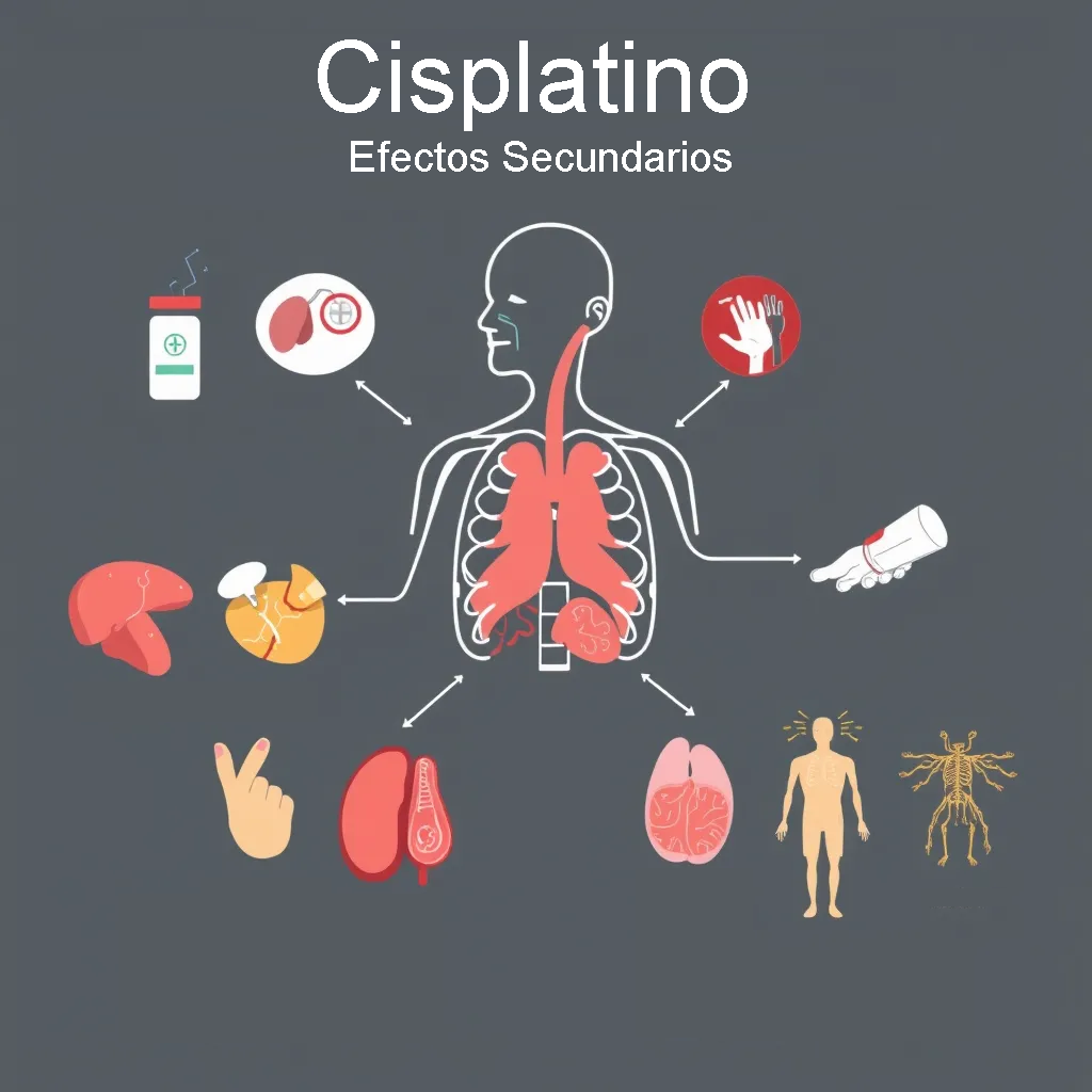Cisplatino efectos secundarios