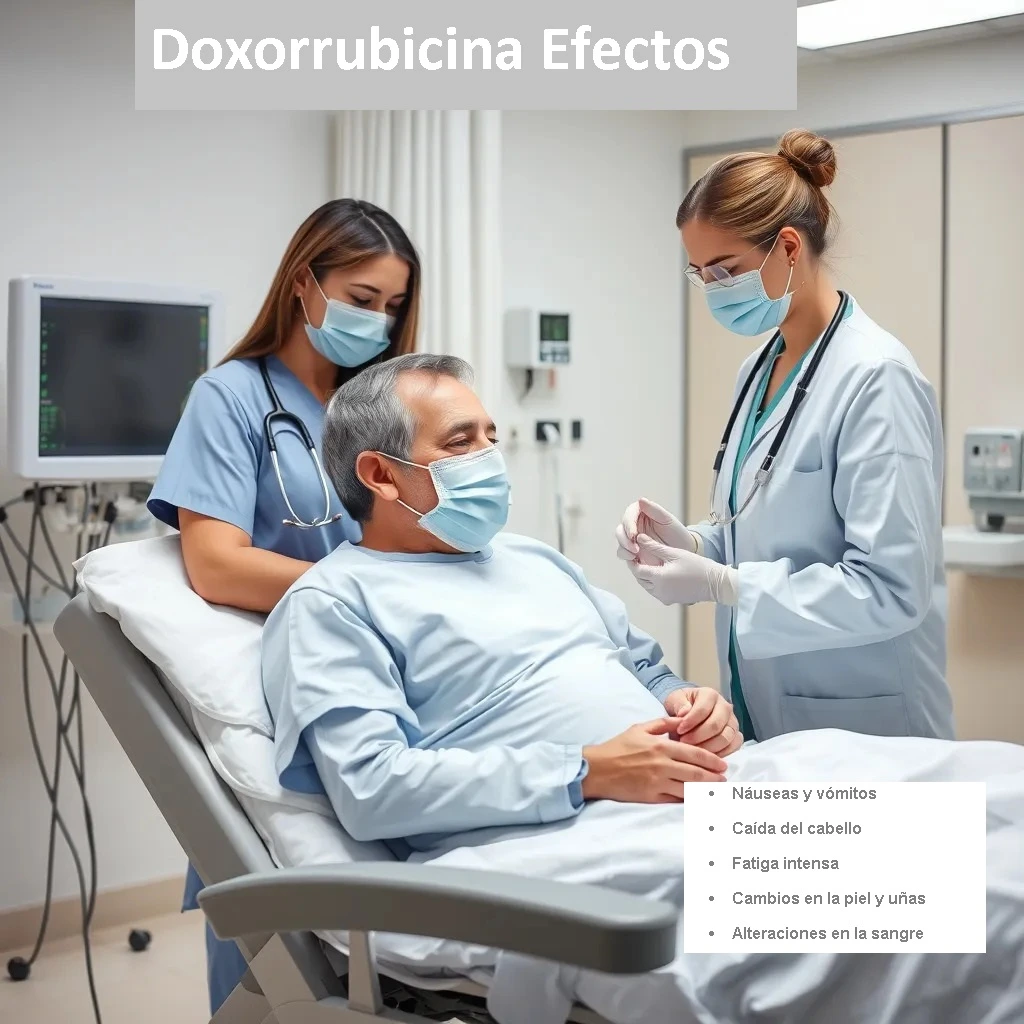 Doxorrubicina efectos