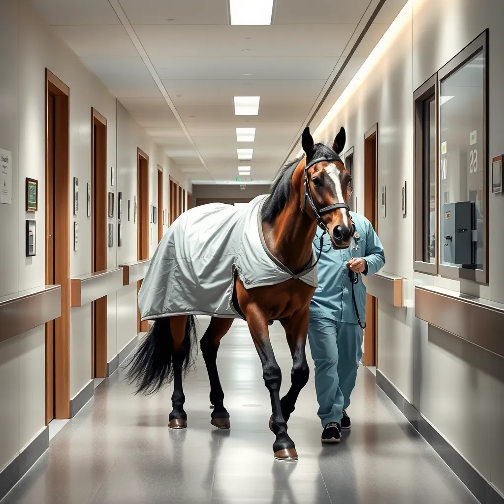 Caballo en hospitales