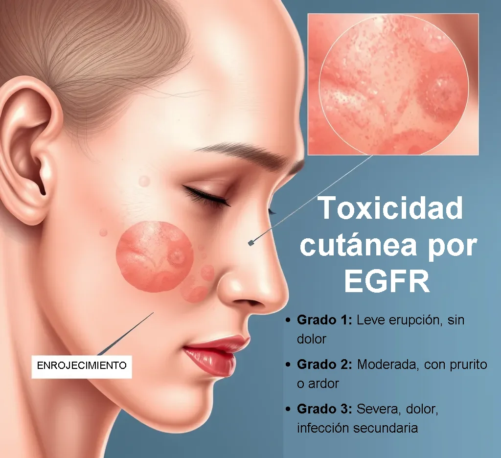 Toxicidad cutanea por EGFR