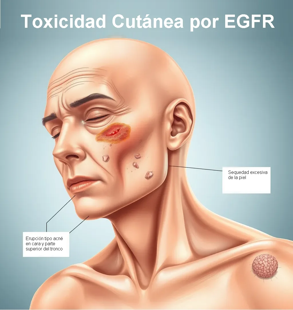 Toxicidad cutanea por EGFR